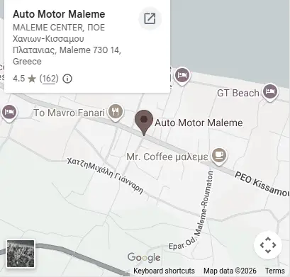 maleme rent map mb AUTO MOTOR MALEME Your Trusted Car Rental in Chania, Crete